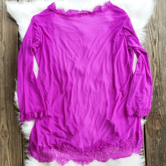 NEW Victoria Satin & Lace Robe Lingerie Set - Picture 7 of 8